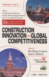 book 10th Symposium Construction Innovation and Global Competitiveness