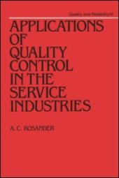 book Applications of Quality Control in the Service Industries