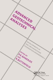 book Advanced Geotechnical Analyses: Developments in Soil Mechanics and Foundation Engineering - 4