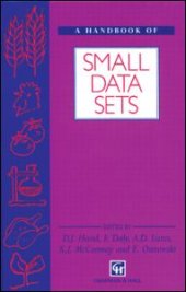 book A Handbook of Small Data Sets