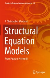 book Structural equation models: from paths to networks