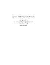 book Apuntes de Macroeconomía avanzada