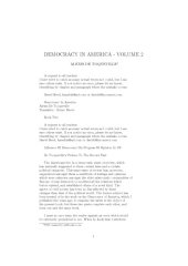 book Democracy in America