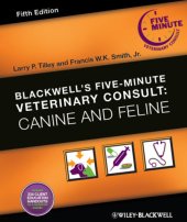 book Blackwell's five-minute veterinary consult. Canine and feline