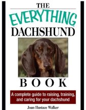 book The everything dachshund book