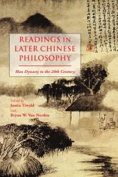 book Readings in later Chinese philosophy