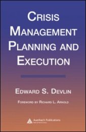 book Crisis Management Planning and Execution