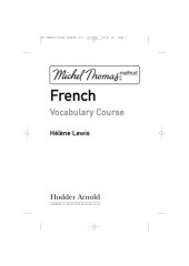 book French vocabulary course +