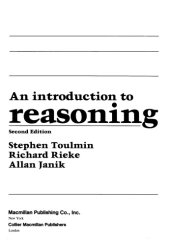 book An introduction to reasoning