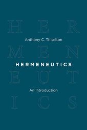 book Hermeneutics: an introduction