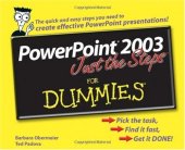 book Powerpoint 2003 Just The Steps For Dummies