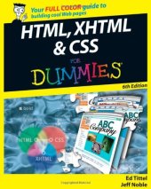 book HTML, XHTML & CSS For Dummies