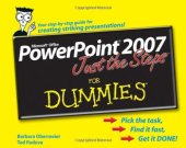 book PowerPoint 2007 Just the Steps For Dummies