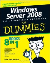 book Windows Server 2008 All-In-One Desk Reference For Dummies