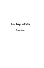 book Brake Design and Safety