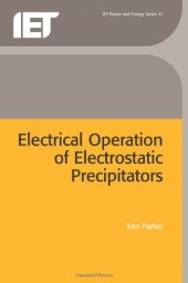 book Electrical Operation Of Electrostatic Precipitators (IEE Power and Energy)