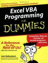 book Excel VBA Programming for Dummies