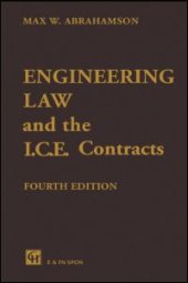 book Engineering Law and the I.C.E. Contracts