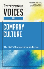 book Entrepreneur Voices on Company Culture