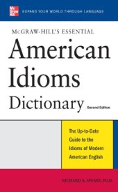 book McGraw-Hill's Essential American Idioms