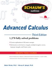 book Schaum's outline advanced calculus