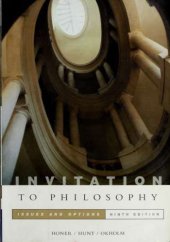 book Invitation to Philosophy