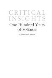 book One hundred years of solitude: by Gabriel García Márquez