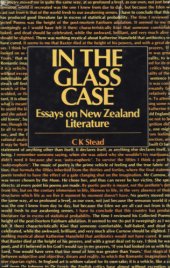 book In the glass case: essays on New Zealand literature