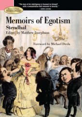 book Memoirs of Egotism