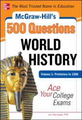 book McGraw-Hill's 500 World history questions