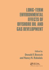 book Long-term Environmental Effects of Offshore Oil and Gas Development