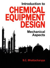 book Introduction to  CHEMICAL  EQUIPMBJT  DESIGN  Mechanical Aspects