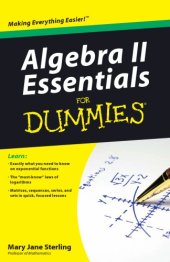 book Algebra II essentials for dummies