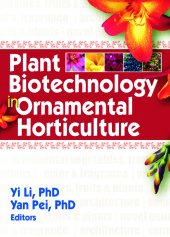 book Plant Biotechnology in Ornamental Horticulture