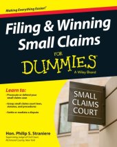 book Filing & winning small claims for dummies