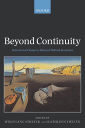 book Beyond continuity: institutional change in advanced political economies