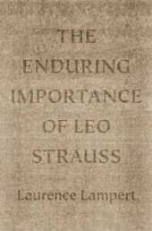 book The enduring importance of Leo Strauss