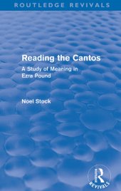 book Reading the Cantos