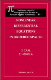 book Nonlinear Differential Equations in Ordered Spaces