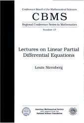 book Lectures on Linear Partial Differential Equations