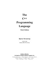 book TheC++programming language