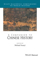 book A Companion to Chinese History