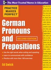 book Practice Makes Perfect German Pronouns and Prepositions