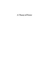 book A Theory of Power