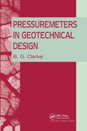 book Pressuremeters in Geotechnical Design