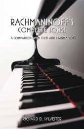 book Rachmaninoff's complete songs: a companion with texts and translations