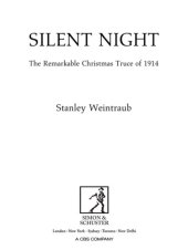 book Silent Night: the Remarkable Christmas Truce Of 1914