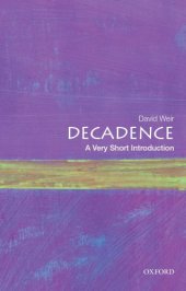 book Decadence: a very short introduction