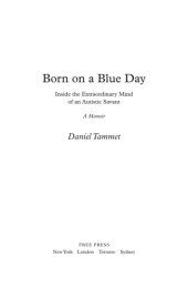 book Born on a blue day: inside the extraordinary mind of an autistic savant