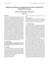 book Attention and Memory-Augmented Networks for Dual-View Sequential Learning